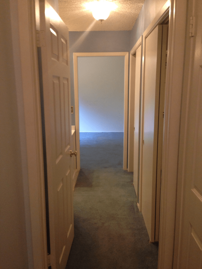 Before bathroom hall